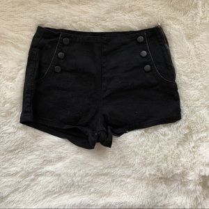 Black forever 21 denim shorts